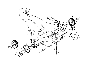 Part Location Diagram of 137090 Weed Eater Lawn mower tension spring